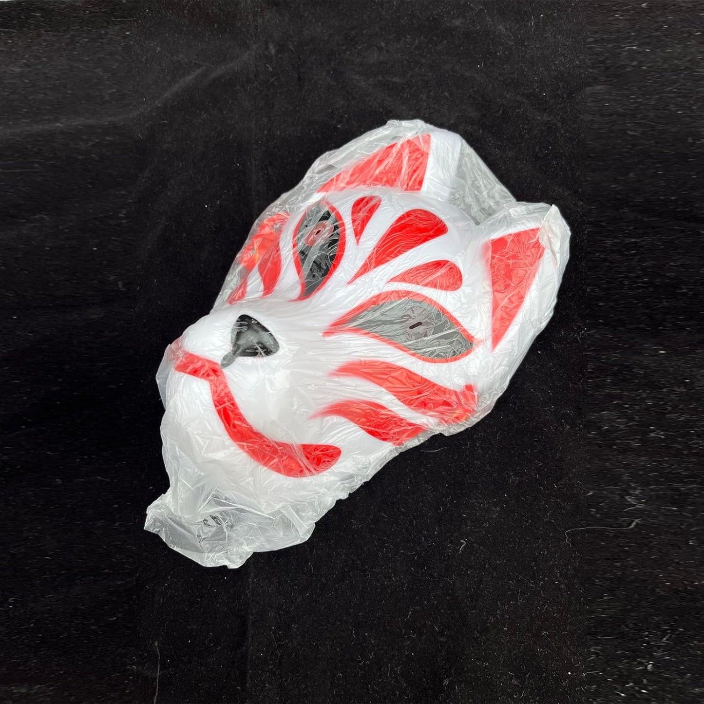 Fox Cosplay Mask for Masquerade Ball Party Halloween, Japanese Kitsune Kabuki