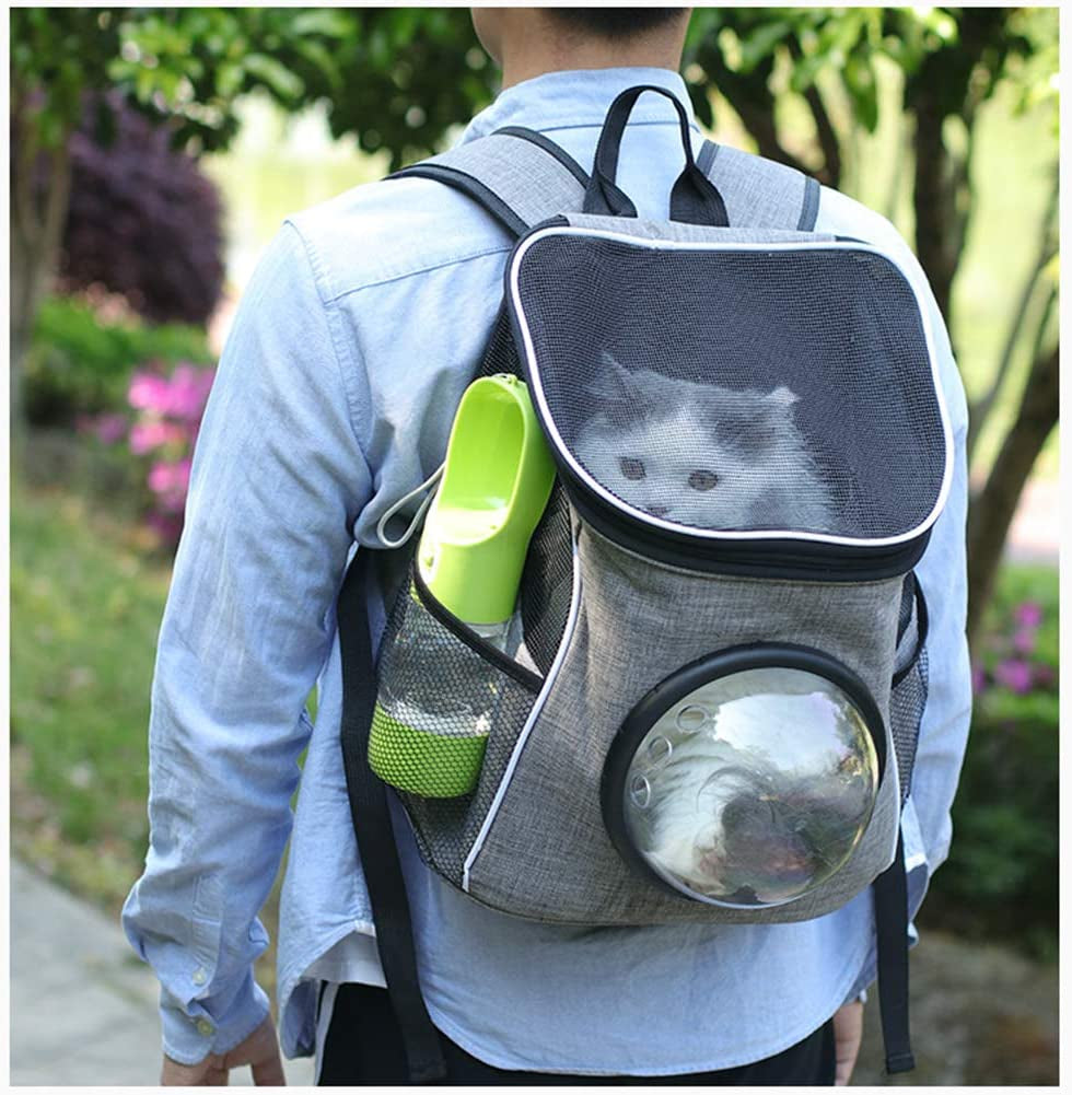 Outdoor Dog Water Bottle Dispenser - Leak Proof Bottles for Dogs on the Go with Food Container Multifunctional Travel Outdoor(Green)