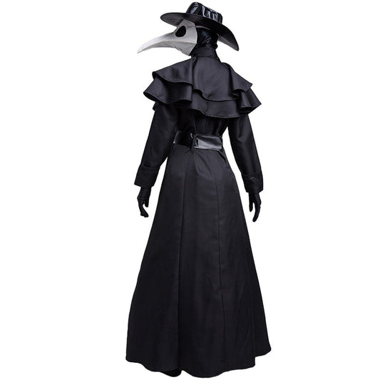 Plague Doctor Mask - Medieval Steampunk Beak Crow Halloween Costume