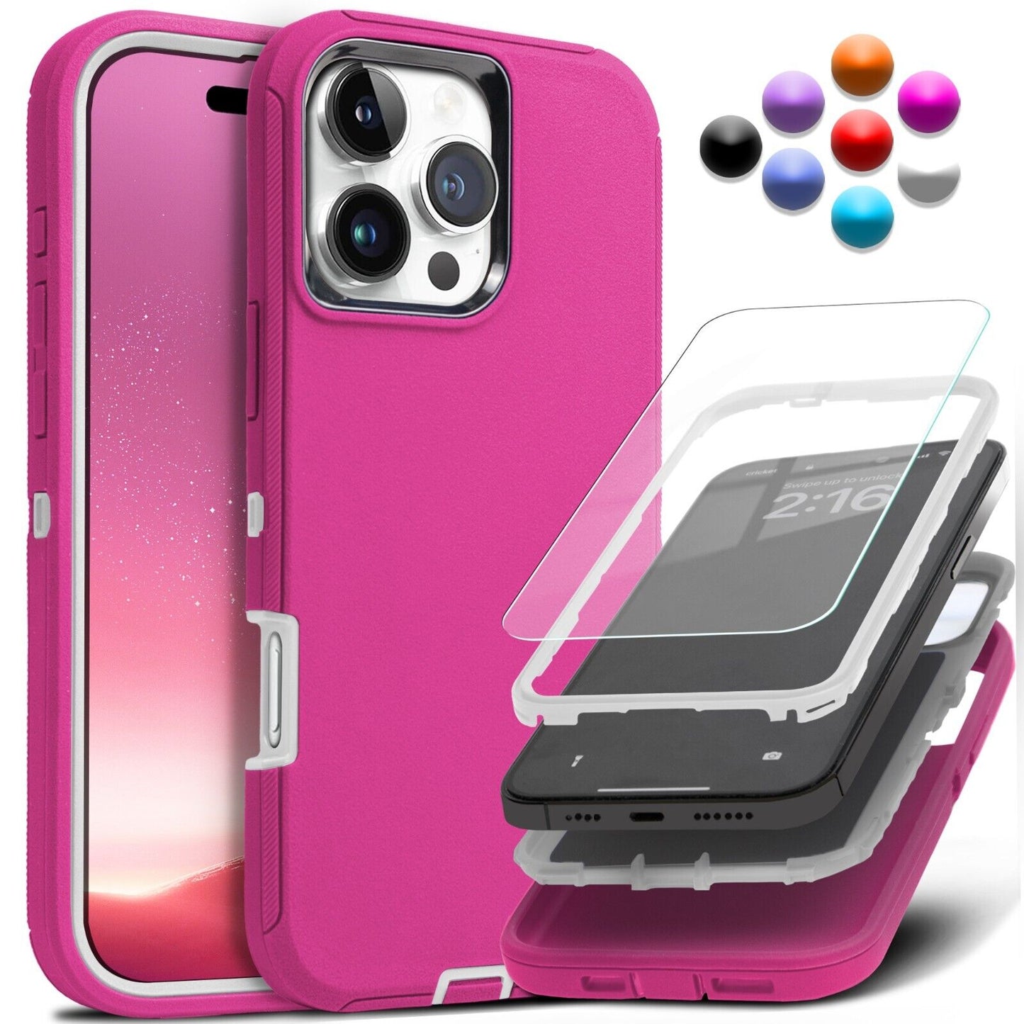 Shockproof Heavy Duty Case for Iphone 17 Pro Max Cover