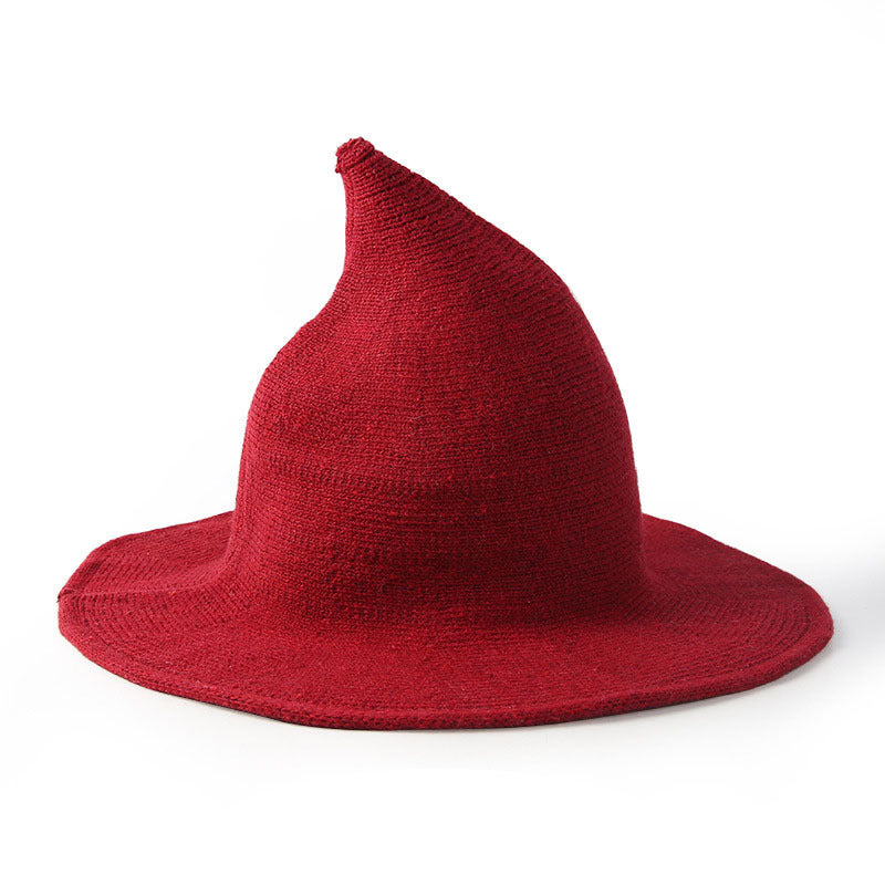 Halloween Wizard Hat - Wool Ghost Devil Costume Accessory