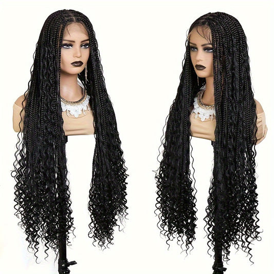 Synthetic Non-toxic Wig, All Lace, Non-toxic Wig, Wave Shape, Suitable For All Races, Suitable For All Scenes.