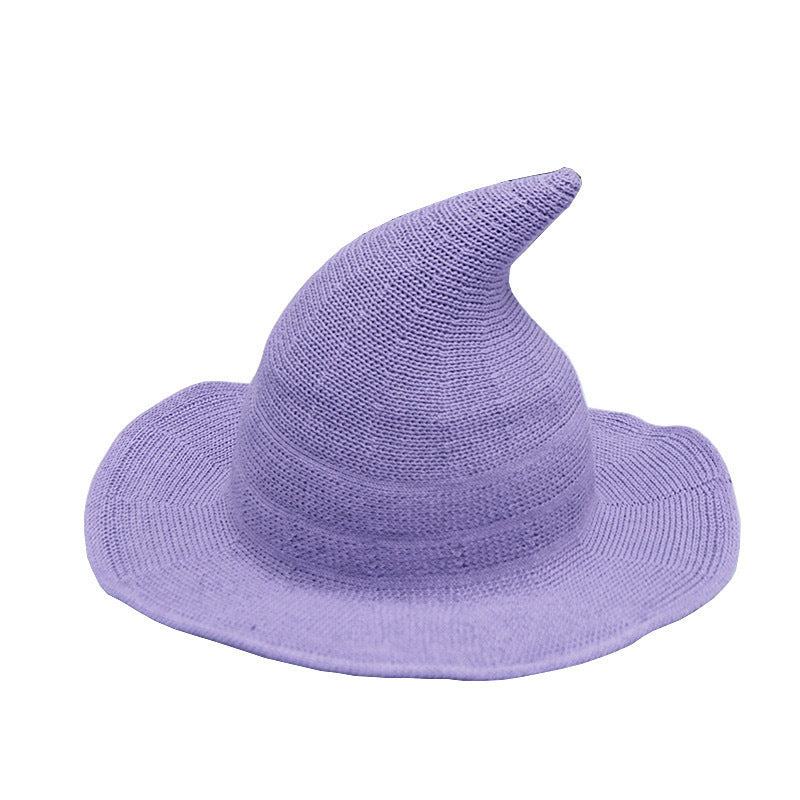 Halloween Wizard Hat - Wool Ghost Devil Costume Accessory