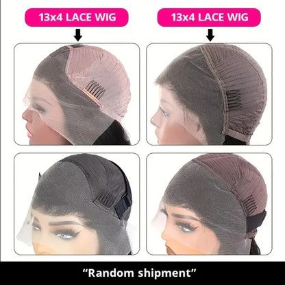 13x4 HD Lace Human Hair Wig - Brazilian Body Wave No Glue Wig