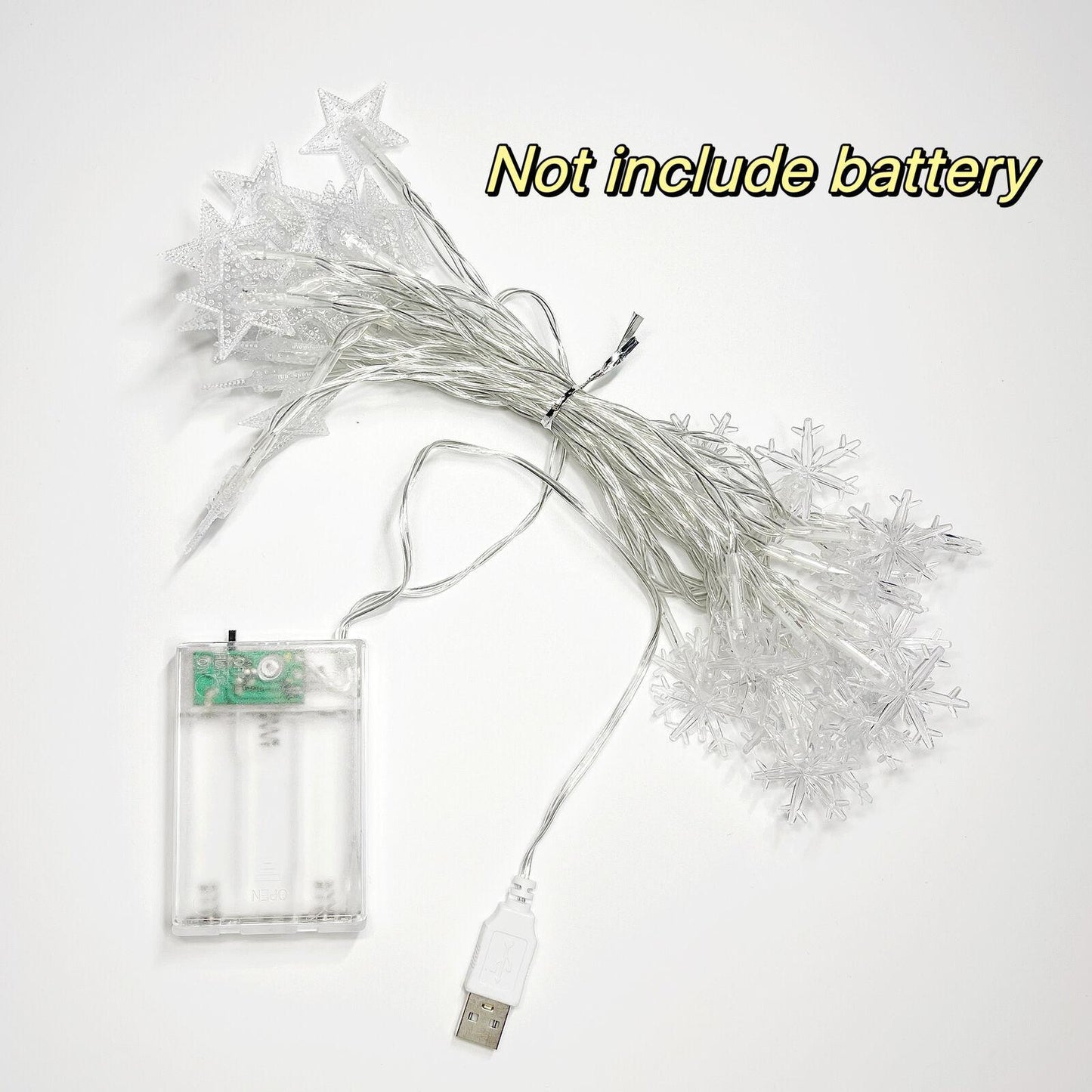 Christmas Star String Lights Atmosphere Lights, Light Up The Dream Festival, Create A Beautiful Atmosphere, Illuminate The Romantic Festival, Create A Magical Scene