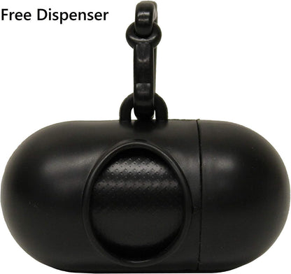 9" X 14.25" Made in USA Easy Open Poop Bags Dog Waste Bags, 18 Refill Rolls, 270 Bags