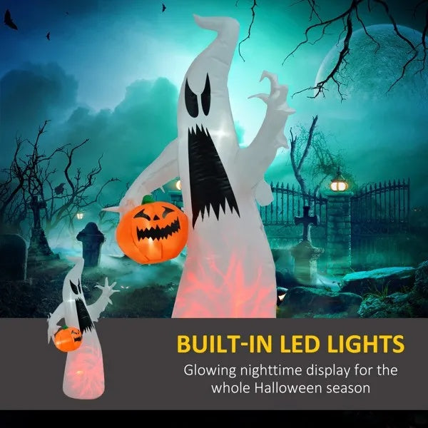Inflatable Halloween Decoration - Large Yard Display with Lights