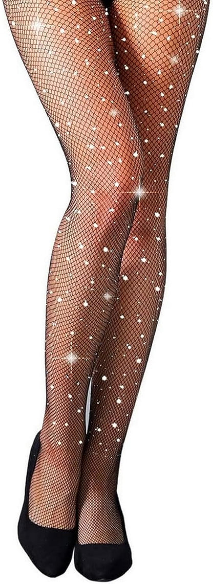 Women'S Fishnets Tights High Waist Stockings Party Thigh High Pantyhose