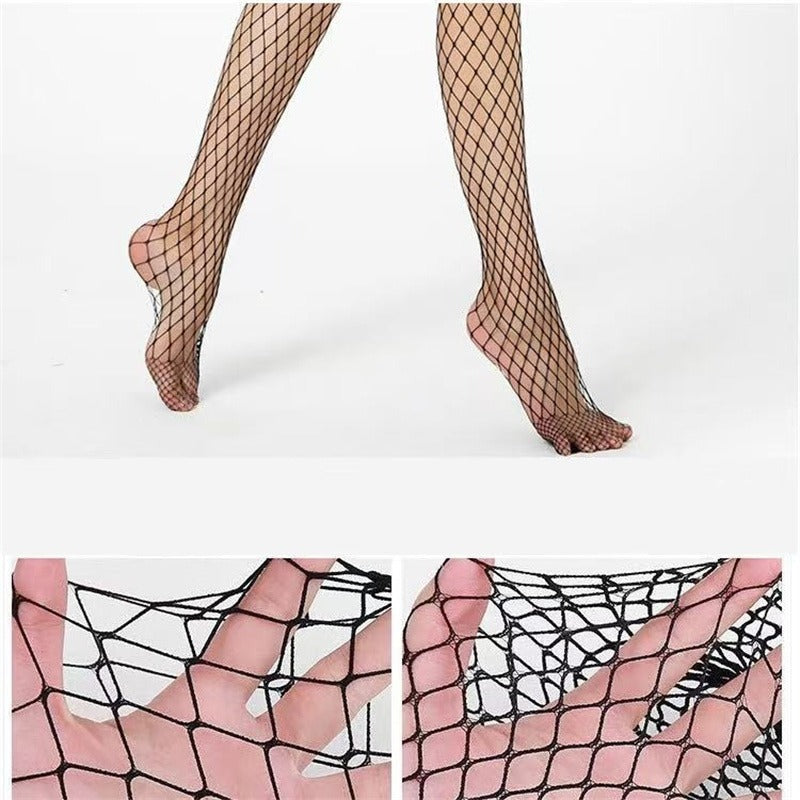 Seamless Medium To Large Fishnet Bodystocking Delicate Net Patterns One-Piece Style Unique Charm