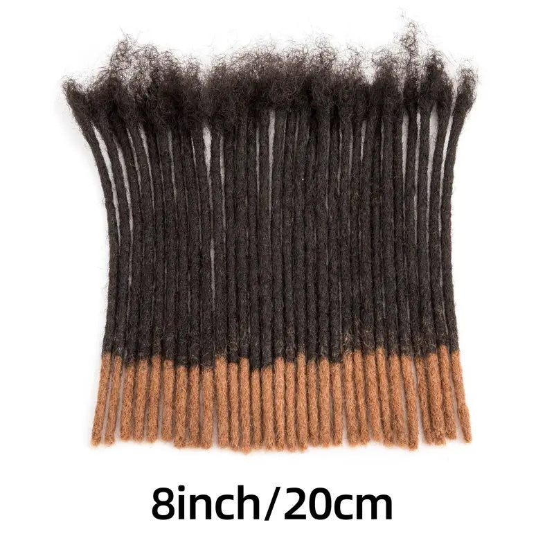 Human Hair, 0.4cm And 0.6cm Thick, Pre-colored, Handmade, Unisex, Dyeable, Bleached, Curled And Twisted.