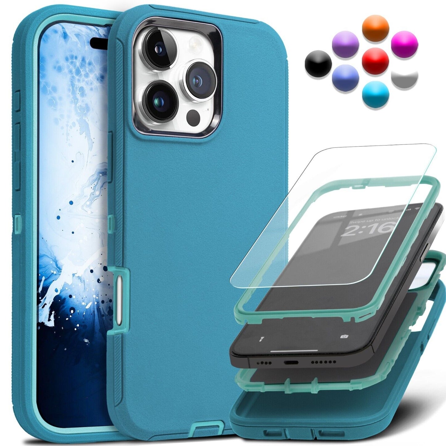 Shockproof Heavy Duty Case for Iphone 17 Pro Max Cover