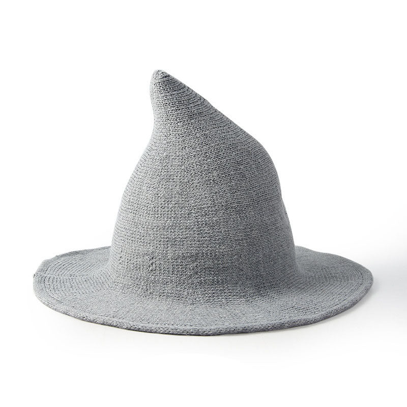 Halloween Wizard Hat - Wool Ghost Devil Costume Accessory