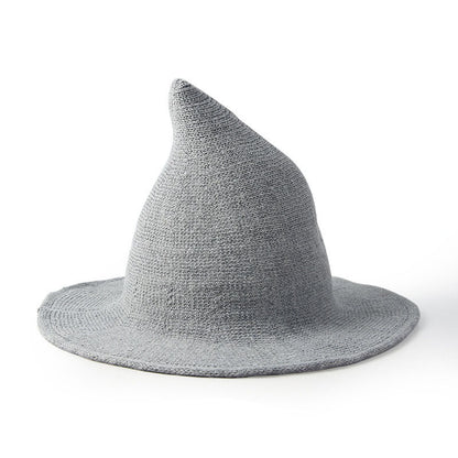 Halloween Wizard Hat - Wool Ghost Devil Costume Accessory