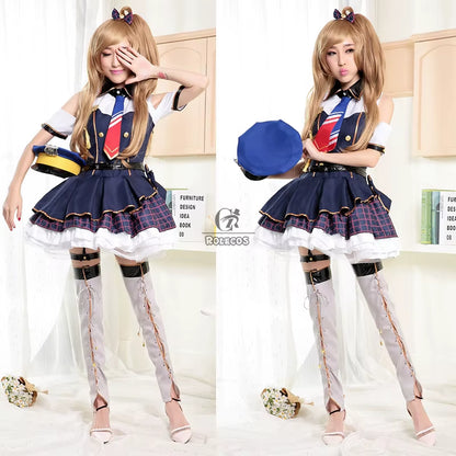 Lovelive! Kotori Minami Cosplay Costume Anime Love Live Lolita Minami Kotori Policewoman Costume Women Uniform Halloween