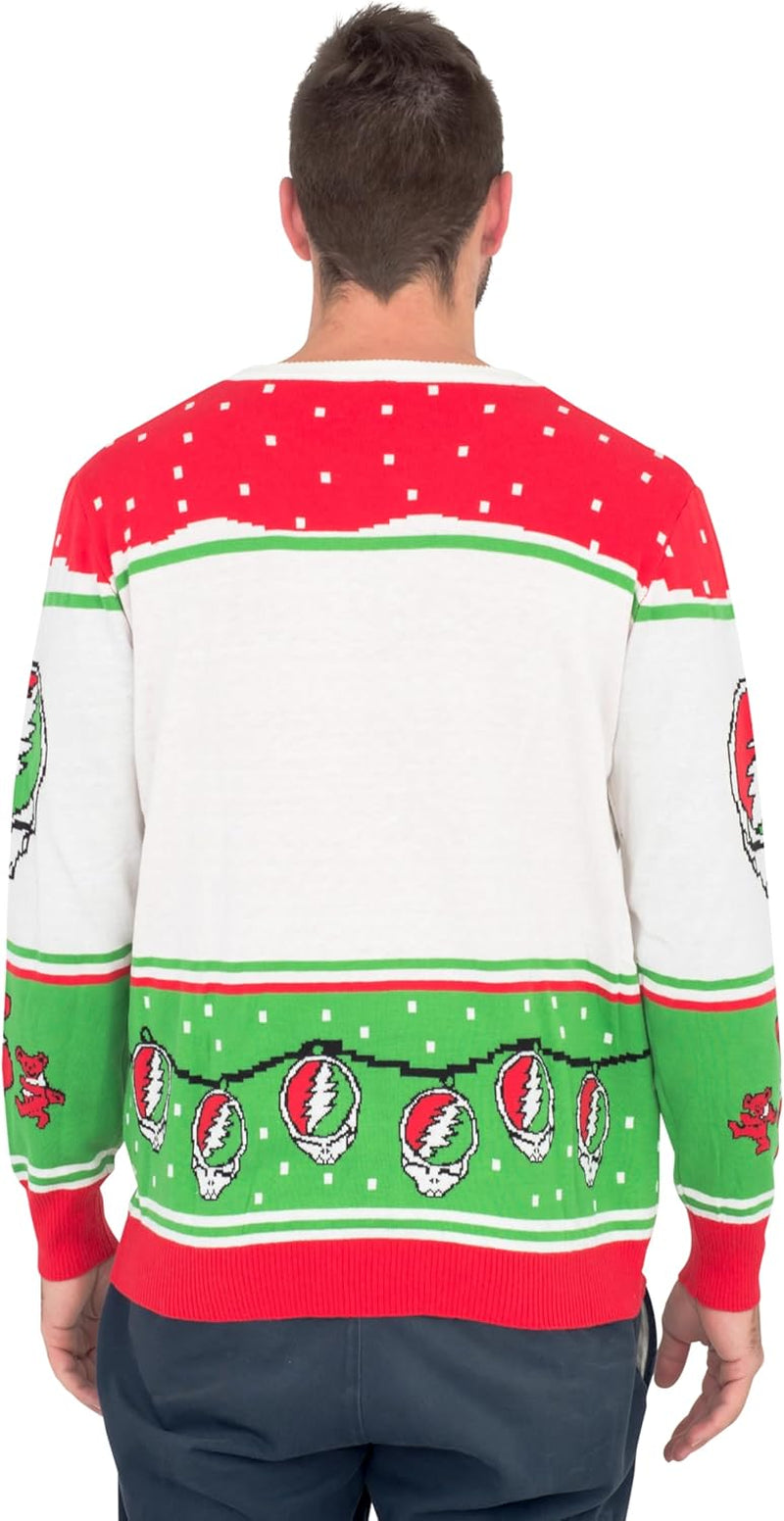 Grateful Dead Bears and Ornaments Christmas Sweater