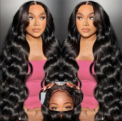 13x4 HD Lace Human Hair Wig - Brazilian Body Wave No Glue Wig
