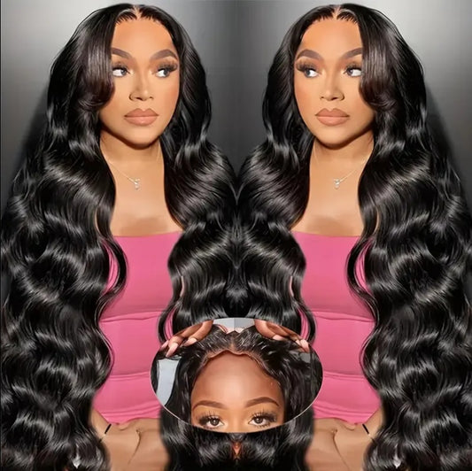 13x4 HD Lace Human Hair Wig - Brazilian Body Wave No Glue Wig