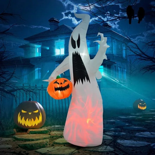 Inflatable Halloween Decoration - Large Yard Display with Lights