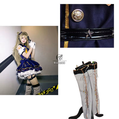 Lovelive! Kotori Minami Cosplay Costume Anime Love Live Lolita Minami Kotori Policewoman Costume Women Uniform Halloween