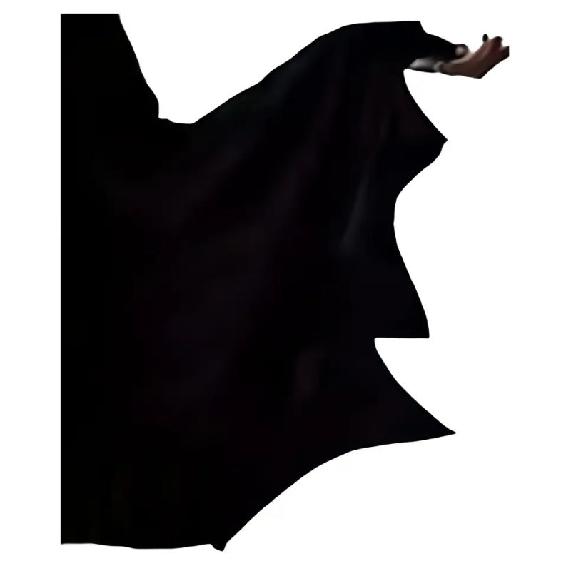 Black Halloween Costume Women Gothic Bat Sleeve Dress Cosplay Costumes Vintage Carnival Party Outfit