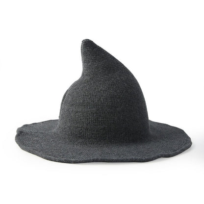 Halloween Wizard Hat - Wool Ghost Devil Costume Accessory