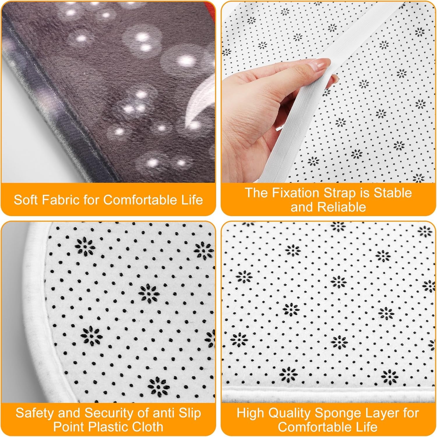 Christmas Shower Curtain Set with Rugs, Gnome Christmas Shower Curtain Sets for Bathroom, Christmas Bathroom Sets with Shower Curtain and Rugs 72X72 Inches (M1)