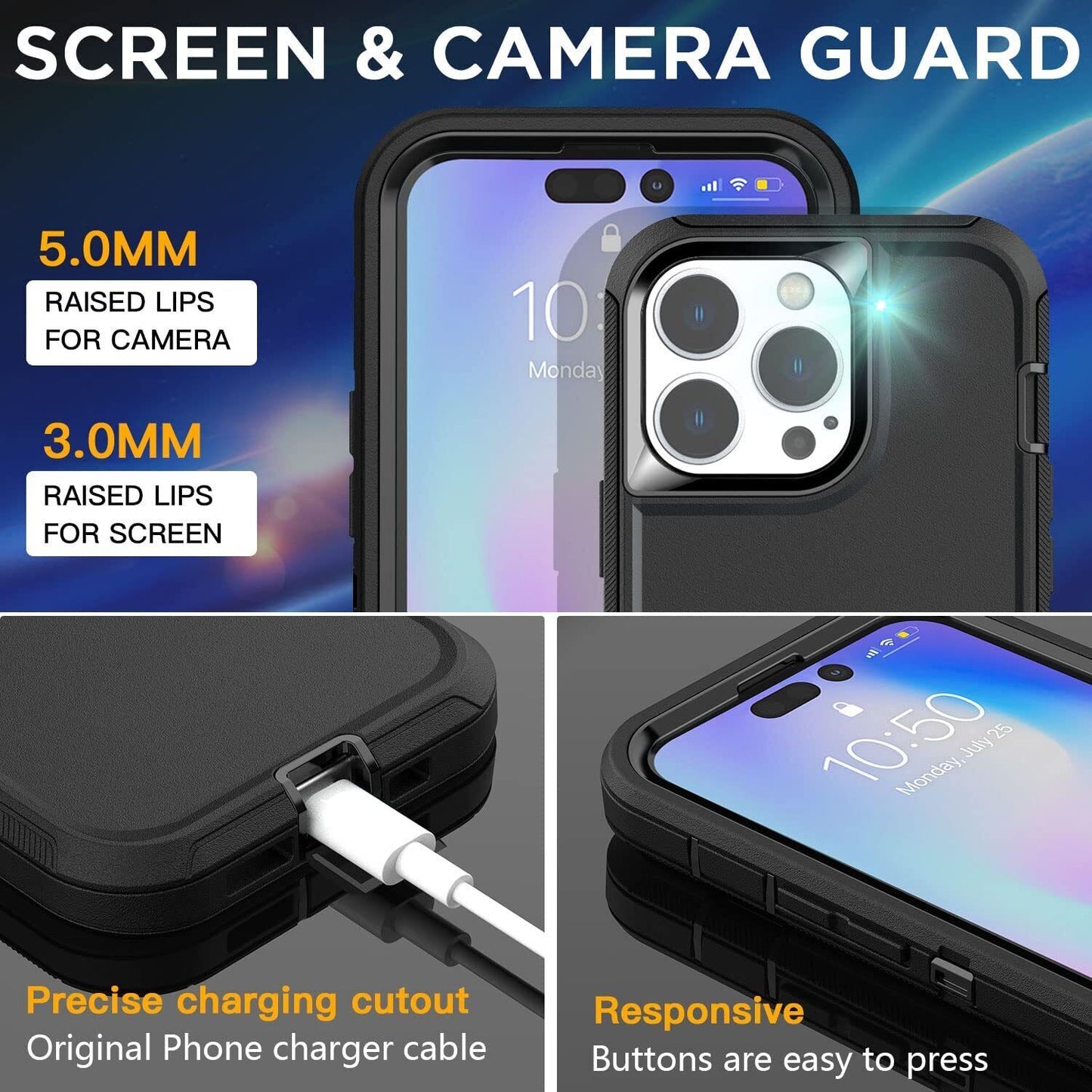 Shockproof Heavy Duty Case for Iphone 17 Pro Max Cover