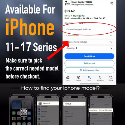 Shockproof Heavy Duty Case for Iphone 17 Pro Max Cover