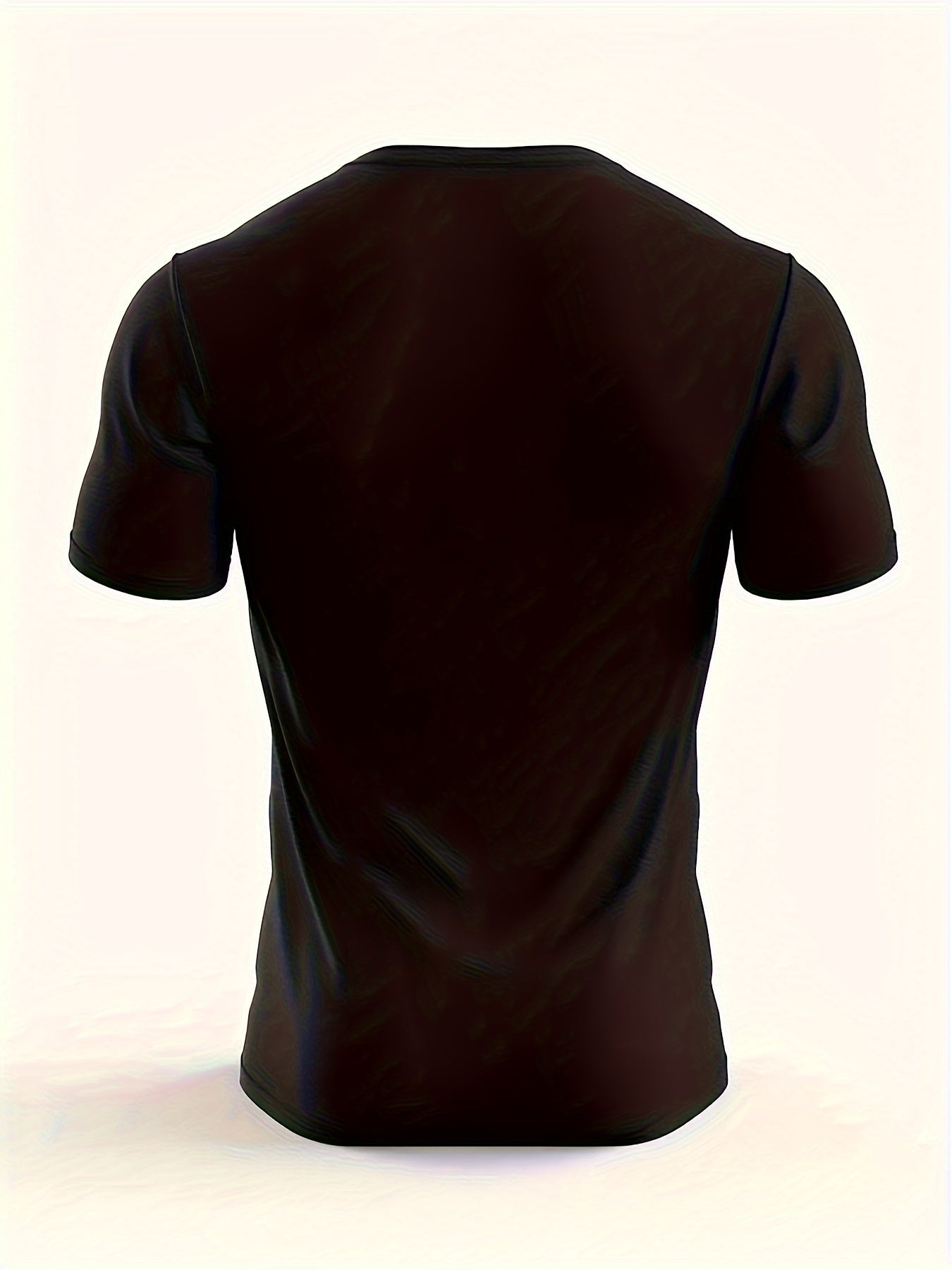 Plus Size Men's Halloween T-shirt, Short Sleeved T-shirt With Ghost And I Found This Humerus Pattern On Top