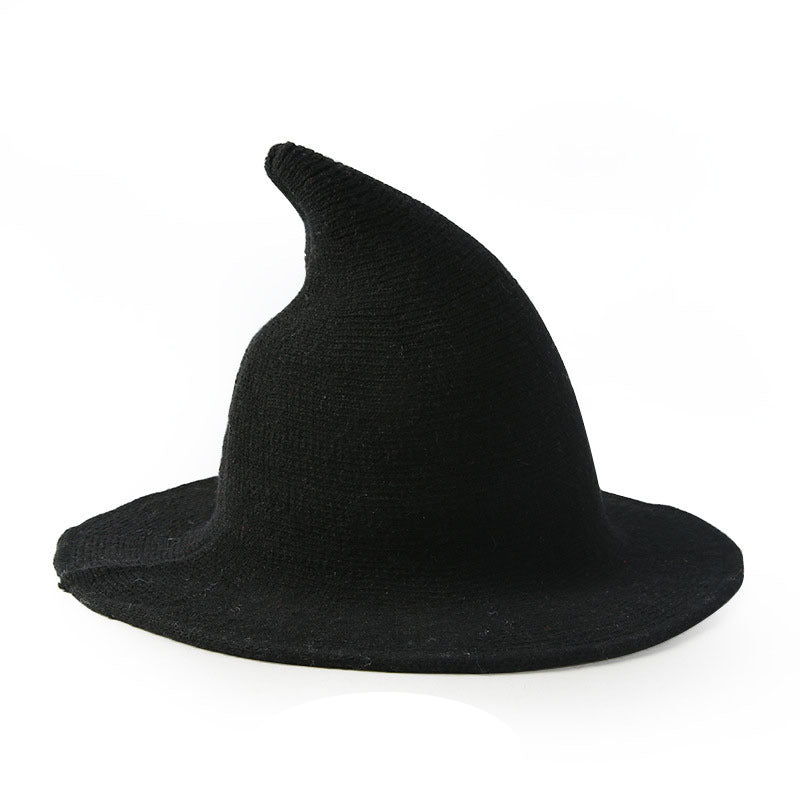 Halloween Wizard Hat - Wool Ghost Devil Costume Accessory