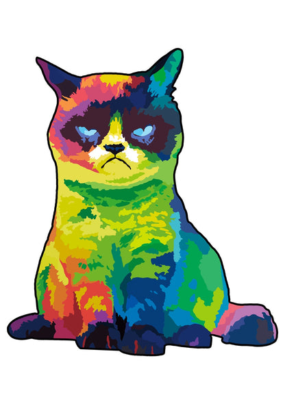 Animal Shaped Wooden Jigsaw Puzzles - Colorful Elephant & Turtle Christmas Gift for Kids Ages 4-6