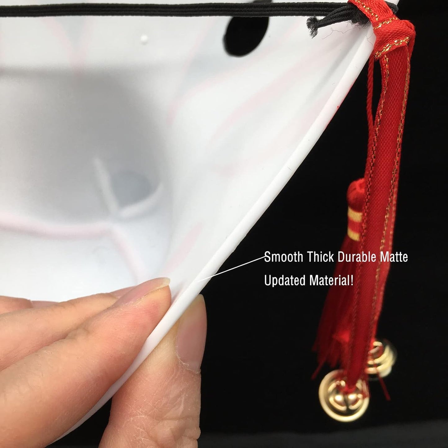 Fox Cosplay Mask for Masquerade Ball Party Halloween, Japanese Kitsune Kabuki