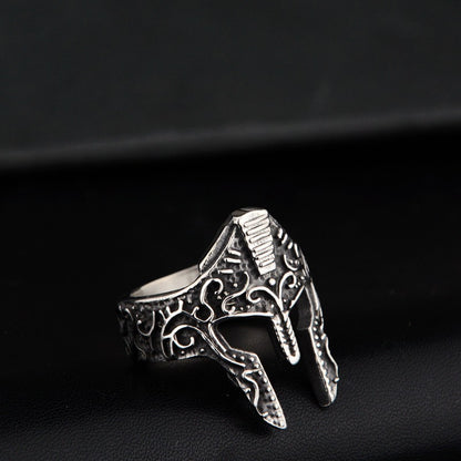 Warrior Mask Ring - Fashion Personality Accessory