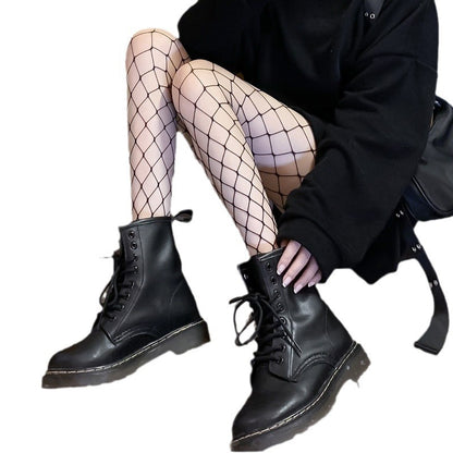 Seamless Medium To Large Fishnet Bodystocking Delicate Net Patterns One-Piece Style Unique Charm