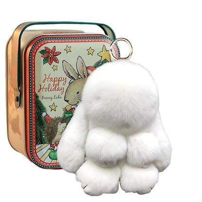 1PC Handmade Soft Plush Rabbit Toy, Fluffy, Comfy, Ideal Birthday & Festival Gift -Comes With A Randomly Styled Packaging Box