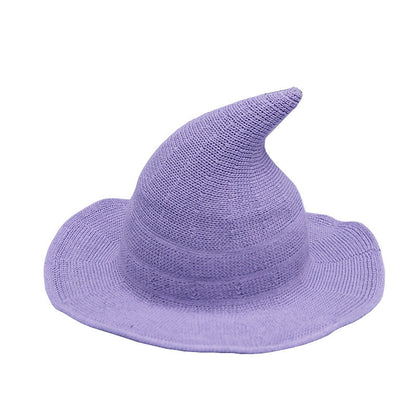 Halloween Wizard Hat - Wool Ghost Devil Costume Accessory