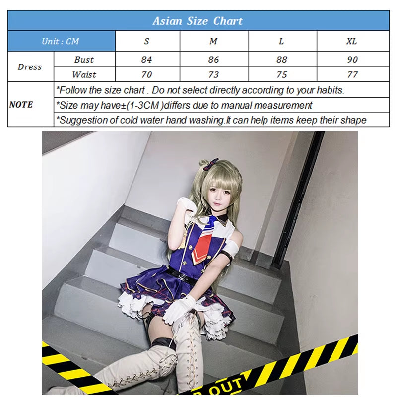 Lovelive! Kotori Minami Cosplay Costume Anime Love Live Lolita Minami Kotori Policewoman Costume Women Uniform Halloween