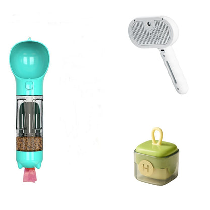 Pet Grooming Spray Brush - Professional Hair Remover with Water Mist for Dogs & Cats