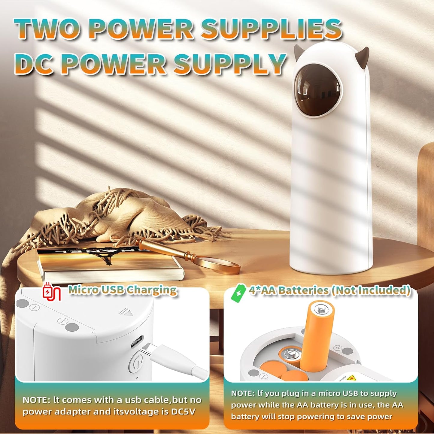 Laser Cat Toys for Indoor Cats, [2025 Newly Upgraded] Real Trajectory Motion Activated Cat Toy, Automatic Laser Pointer Interactive Automated Cat Toys for for Bored Indoor Adult Cats/Dogs/Kittenes