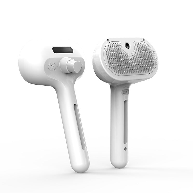 Pet Grooming Brush with Water Spray - Self-Cleaning Hair Remover for Dogs & Cats