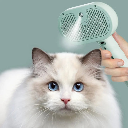 Pet Grooming Spray Brush - Professional Hair Remover with Water Mist for Dogs & Cats