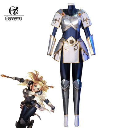 Game LOL the Lady of Luminosity Lux Cosplay Costume Lux Magic College Girl Uniform Women Costume Halloween Full Set